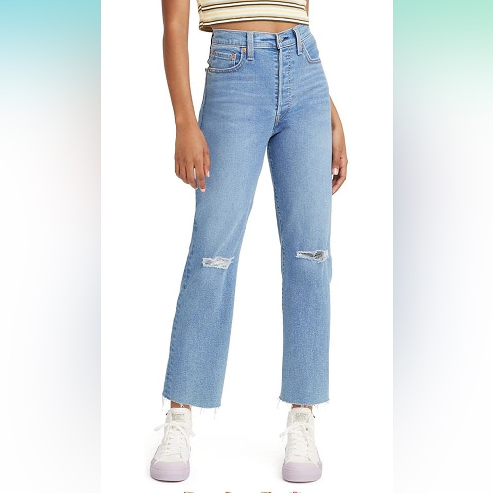 Levi’s Ribcage Straight Ankle Jeans